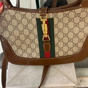 Like new- never used- Gucci GG 1961 Jackie small supreme canvas